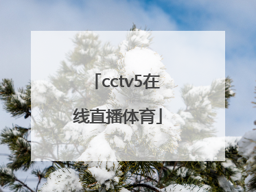 「cctv5在线直播体育」cctv5在线直播体育节目表